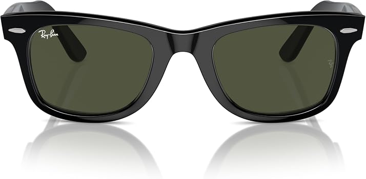 Amazon.com: Ray-Ban Original Wayfarer Sunglasses Black/Green